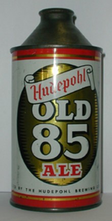 Hudepohl Old 85 Ale Beer Can