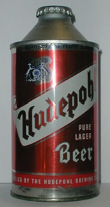 Hudepohl Pure Lager Beer Can