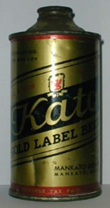 Kato Gold Label Beer Can