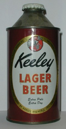 Keeley Lager Beer Can