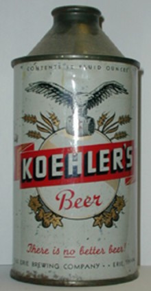 Koehlers Beer Can