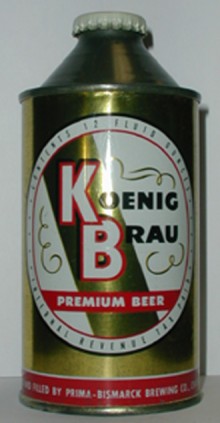 Koenig Brau Premium Beer Can