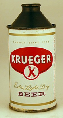 Krueger Extra Light Dry Beer Can