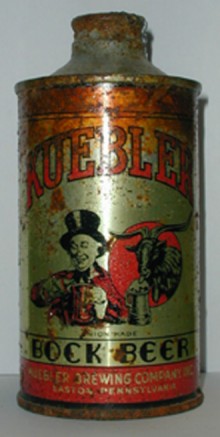 Kuebler Bock Beer Can