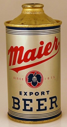 Maier Export Beer Can