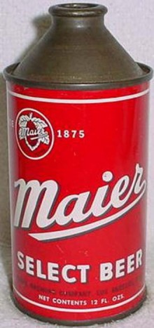 Maier Select Beer Can