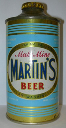 Martins Beer Can
