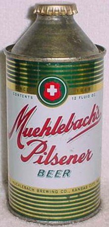 Muehlebach Pilsener Beer Can
