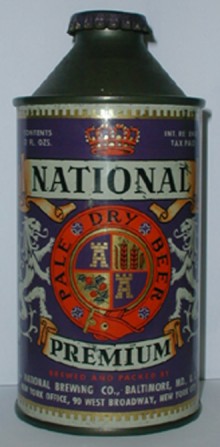 National Premium Beer Can