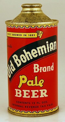 Old Bohemian Pale Beer Can
