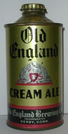 Old England Cream Ale Beer Can