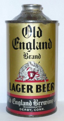 Old England Brand Lager Beer Can