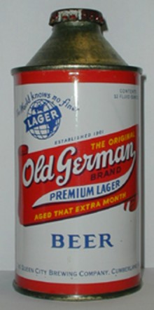 Old German Premium Lager Beer Can