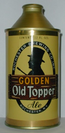 Old Topper Golden Ale Beer Can