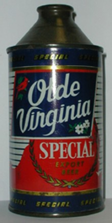 Olde Virginia Special Beer Can
