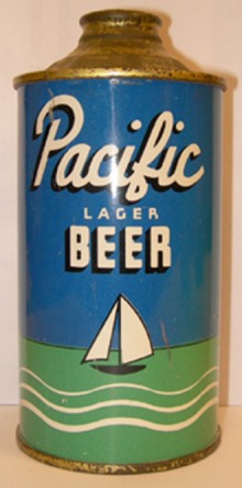 Pacific Lager Beer Can
