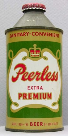 Peerless Extra Premium Beer Can