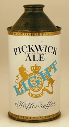 Pickwick Light Ale Beer Can