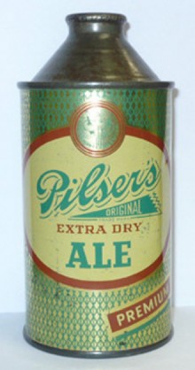 Pilsers Extra Dry Ale Beer Can