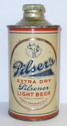 Pilsers Extra Dry Light Beer Can