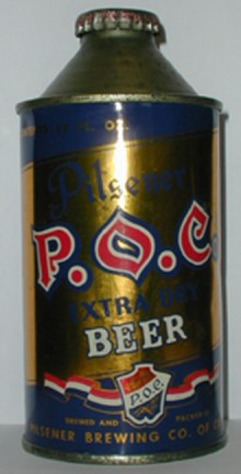 P.O.C. Extra Dry Beer Can