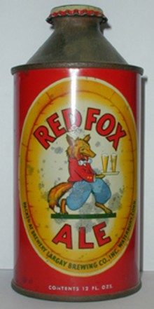 Red Fox Ale Beer Can