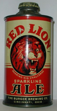 Red Lion Ale Beer Can
