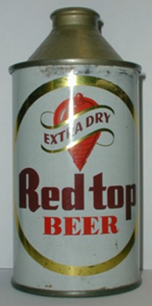 Red Top Extra Dry Beer Can