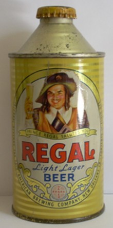 Regal Light Lager Beer Can