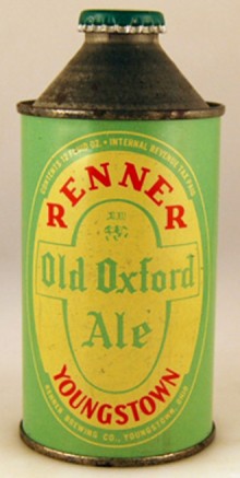 Renner Old Oxford Ale Beer Can
