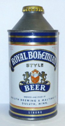 Royal Bohemain Beer Can