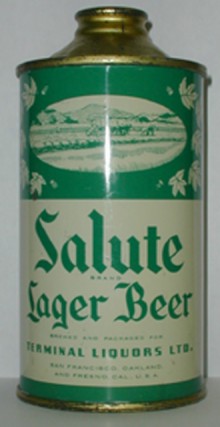 Salute Lager Beer Can