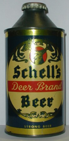 Schells Deer Brand Beer Can