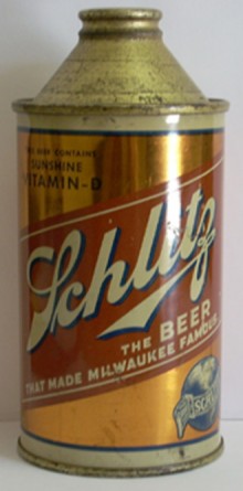 Schlitz Vitamin D Beer Can