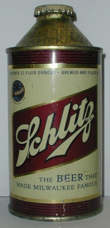Schlitz Beer Can