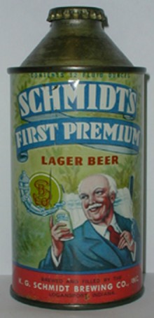 Schmidts First Premium Lager Beer Can