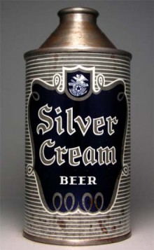 Silver Cream Beer Can