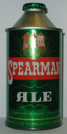 Spearman Ale Beer Can