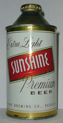 Sunshine Premium Beer Can