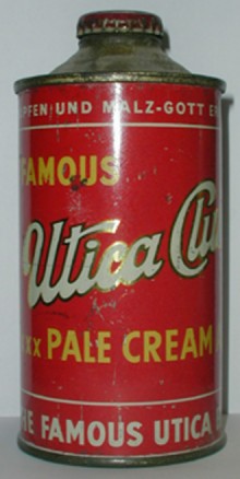 Utica Club Pale Cream Ale Beer Can