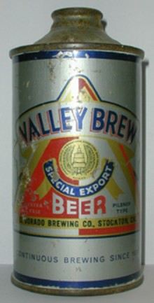 Valley Brew Special Export Beer Can