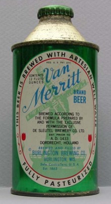 Van Merritt Beer Can