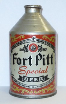 Fort Pitt Special Beer Can