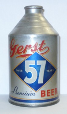 Gerst 57 Beer Can