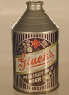Glueks Pilsener Pale Beer Can