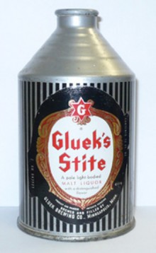 Glueks Stite Malt Liquor Beer Can