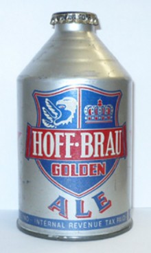 Hoff Brau Golden Ale Beer Can