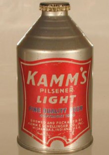 Kamms Light Pilsener Beer Can