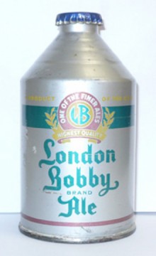 London Bobby Ale Beer Can