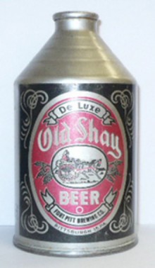 Old Shay De Luxe Beer Can